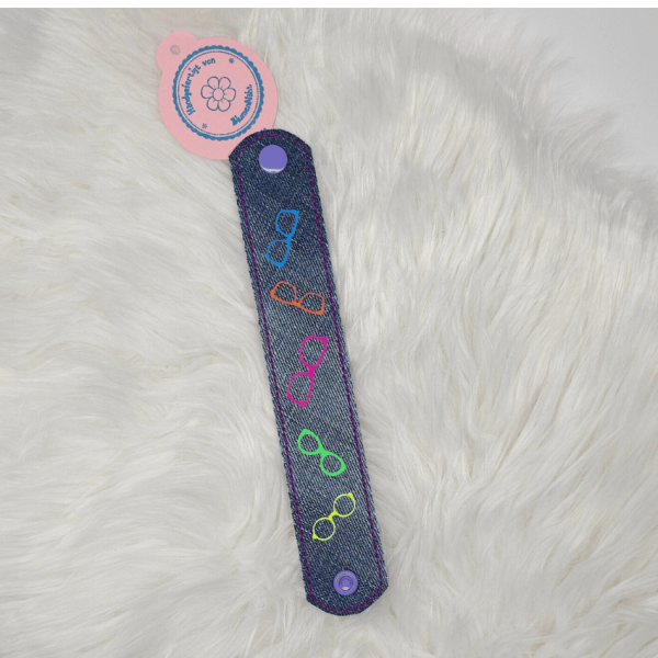 Jeans Armband Neon-Brillen - 18,5cm - No 19